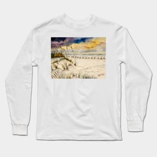Florida beach sand dunes Long Sleeve T-Shirt